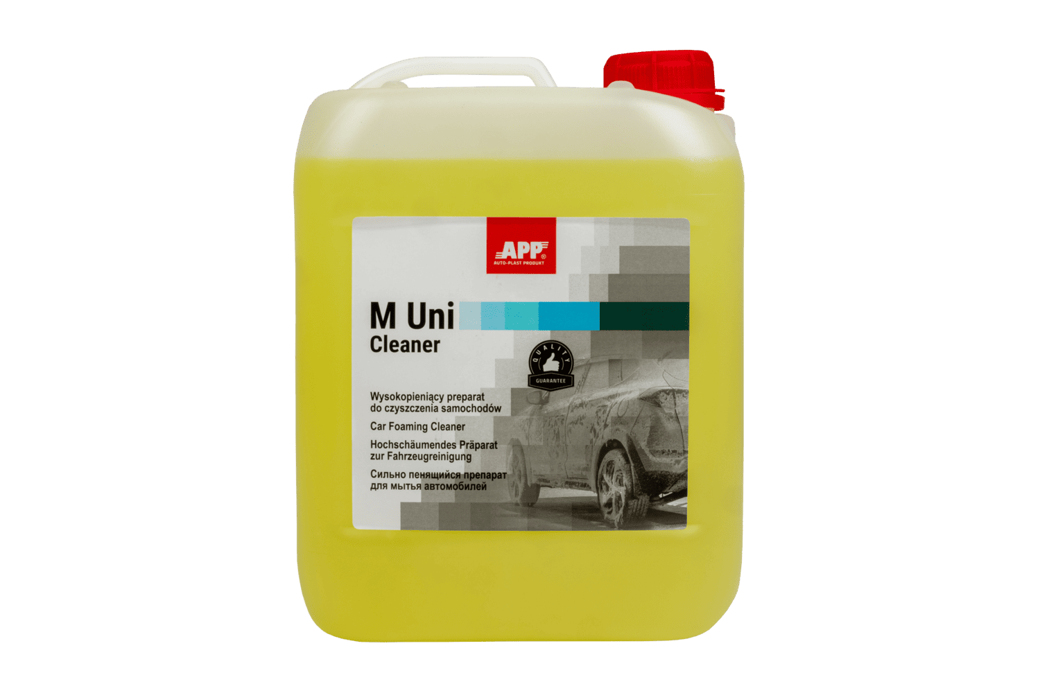 APP M UNI Cleaner - Wysokopieniący preparat do czyszczenia samochodów | 5,0 L